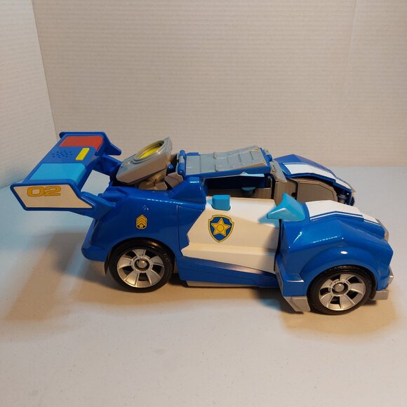 Paw Patrol Chase 2 in 1 Transforming Cruiser Toy Car Lights And Sound-tested - Picture 8 of 12